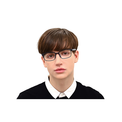 OWNDAYS | ESSENTIAL Tan Brown Full Rim Rectangle left side