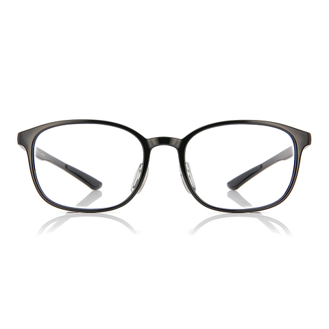 OWNDAYS | ESSENTIAL Black Full Rim Wellington left side