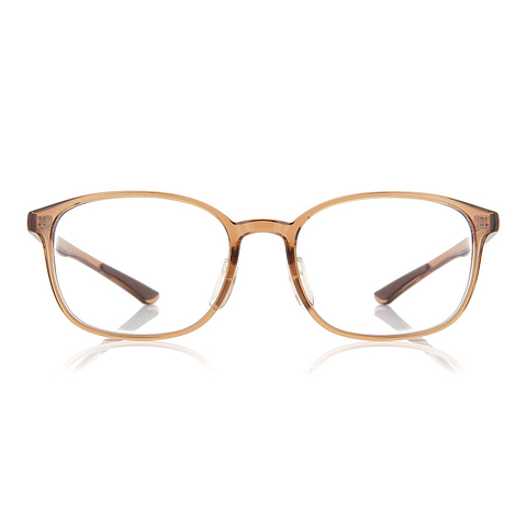 OWNDAYS | ESSENTIAL Light Brown Full Rim Wellington left side
