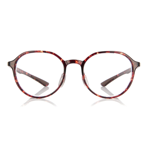 OWNDAYS | ESSENTIAL Light Brown Full Rim Boston left side
