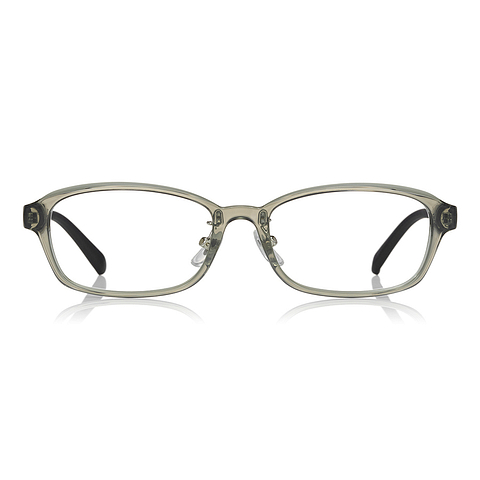 OWNDAYS | ESSENTIAL Tan Brown Full Rim Rectangle left side