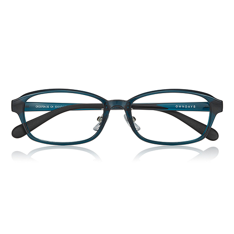 OWNDAYS | ESSENTIAL Navy Blue Full Rim Rectangle right side