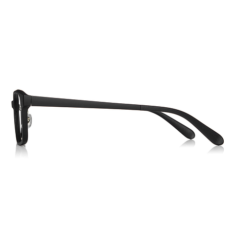 OWNDAYS | ESSENTIAL MATTE BLACK Full Rim Rectangle left side