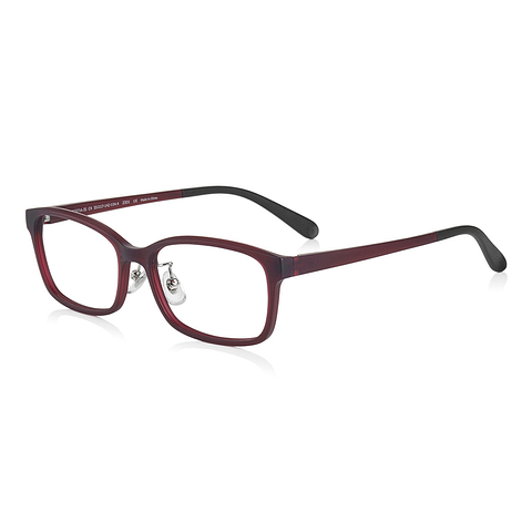 OWNDAYS | ESSENTIAL Matte Red Full Rim Rectangle right side