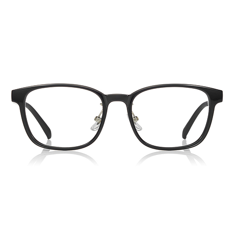 OWNDAYS | ESSENTIAL Black Full Rim Wellington left side