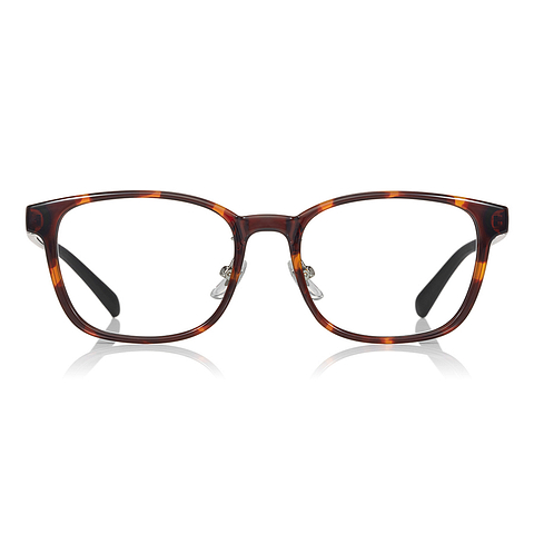OWNDAYS | ESSENTIAL Light Brown Full Rim Wellington left side