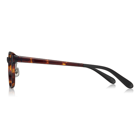 OWNDAYS | ESSENTIAL Light Brown Full Rim Wellington left side