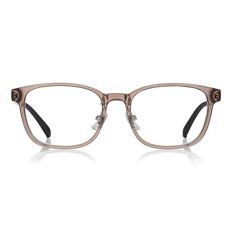 OWNDAYS | ESSENTIAL Light Brown Full Rim Wellington left side
