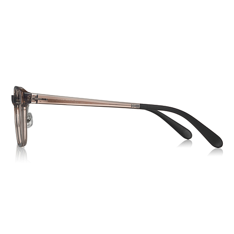 OWNDAYS | ESSENTIAL Light Brown Full Rim Wellington left side