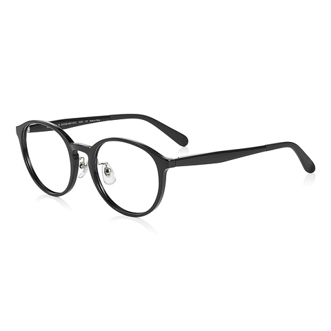 OWNDAYS | ESSENTIAL Black Full Rim Boston right side