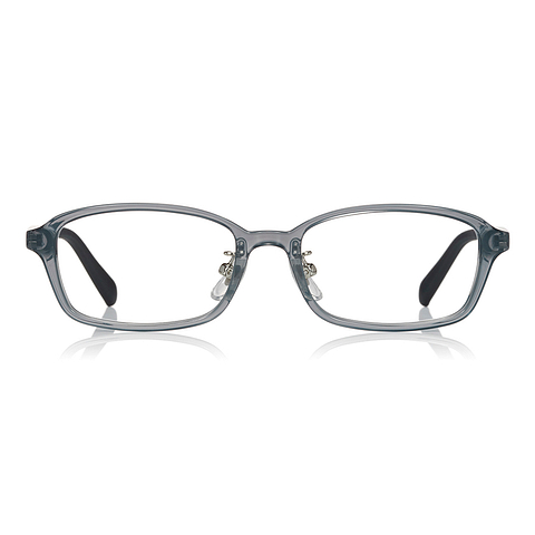 OWNDAYS | ESSENTIAL Light Gray Full Rim Rectangle left side