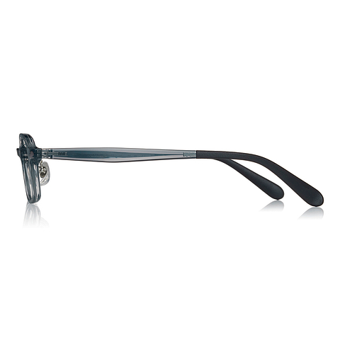 OWNDAYS | ESSENTIAL Light Gray Full Rim Rectangle left side
