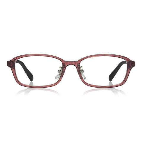 OWNDAYS | ESSENTIAL Red Full Rim Rectangle left side