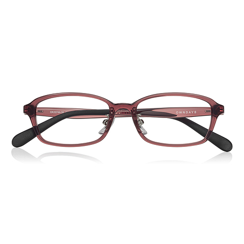 OWNDAYS | ESSENTIAL Red Full Rim Rectangle right side