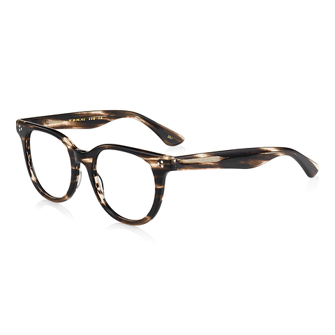 Senichisaku Light Brown Full Rim Boston right side
