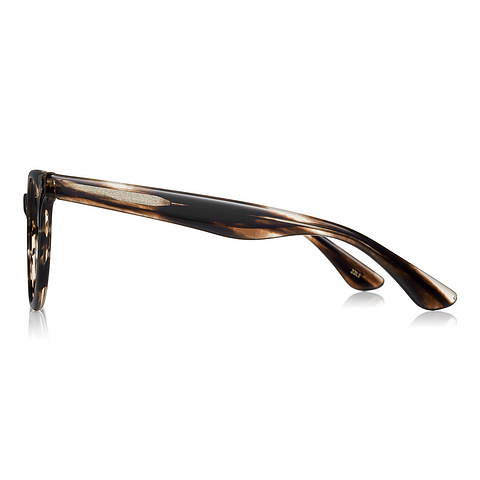 Senichisaku Light Brown Full Rim Boston left side