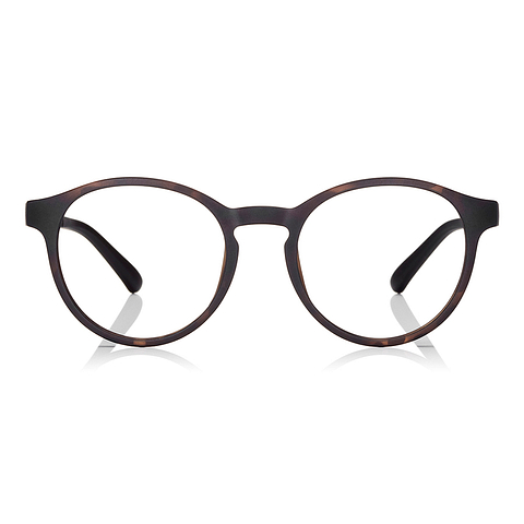 OWNDAYS | SUN Light Brown Full Rim Boston left side