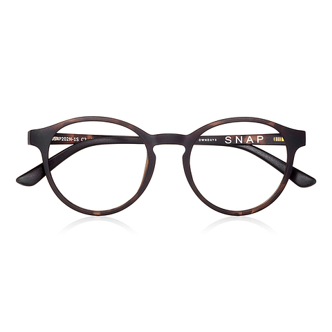 OWNDAYS | SUN Light Brown Full Rim Boston left side