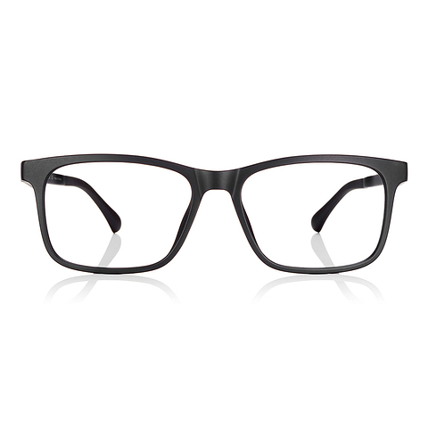 OWNDAYS | SUN Black Full Rim Rectangle left side