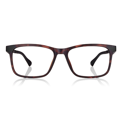 OWNDAYS | SUN Light Brown Full Rim Rectangle left side