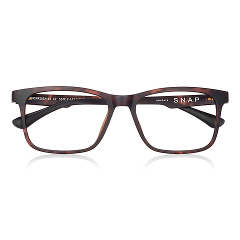 OWNDAYS | SUN Light Brown Full Rim Rectangle left side