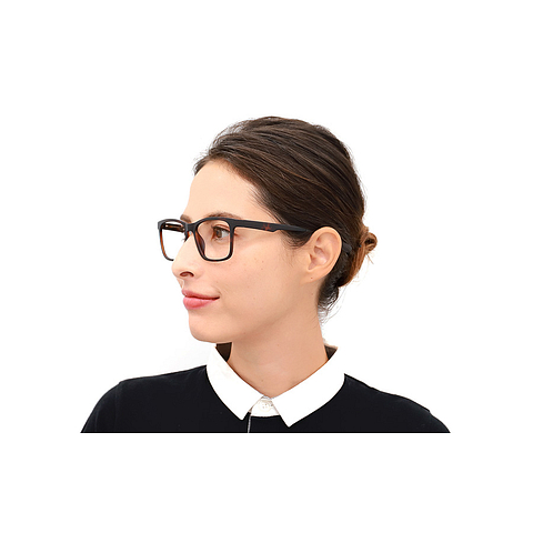 OWNDAYS | SUN Light Brown Full Rim Rectangle left side