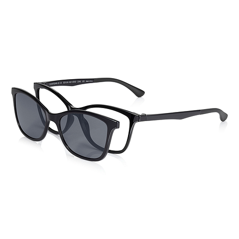 OWNDAYS | SUN Black Full Rim Fox left side
