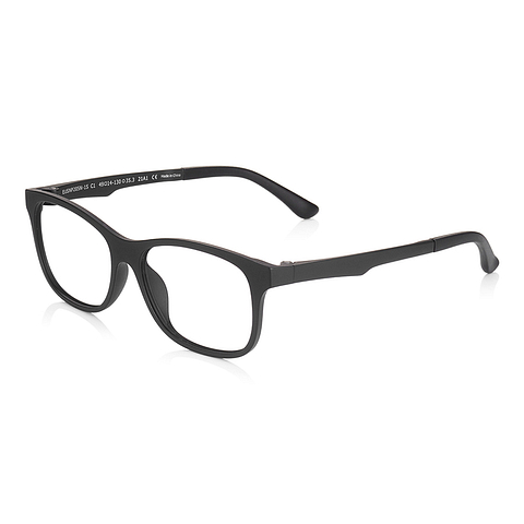 OWNDAYS | SUN Black Full Rim Rectangle left side