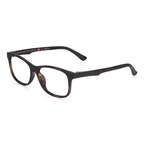 OWNDAYS | SUN Light Brown Full Rim Rectangle left side