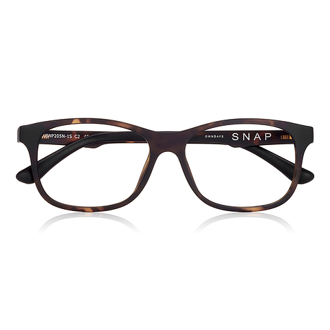 OWNDAYS | SUN Light Brown Full Rim Rectangle left side