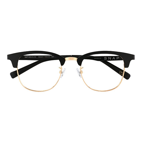 OWNDAYS | SUN Black Half Rim Browline right side