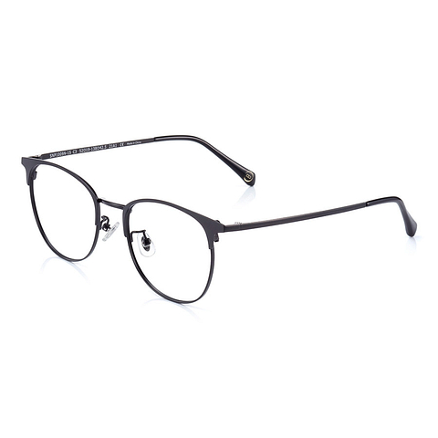 OWNDAYS | SUN Black Full Rim Wellington left side