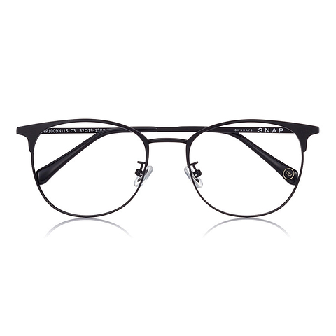 OWNDAYS | SUN Black Full Rim Wellington left side