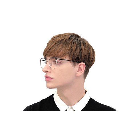 OWNDAYS | SUN Black Full Rim Boston right side