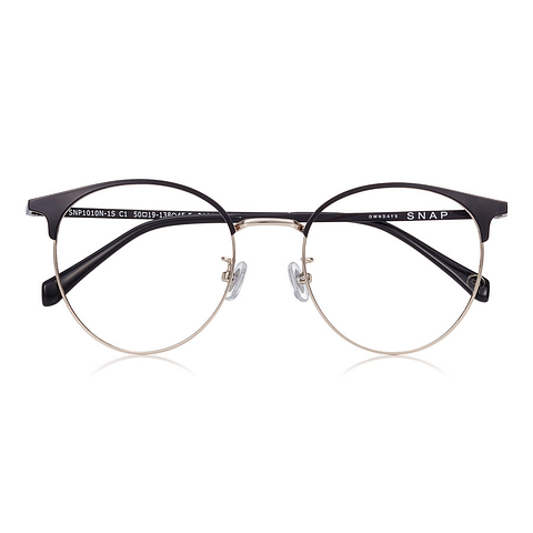 OWNDAYS | SUN Black Full Rim Boston left side