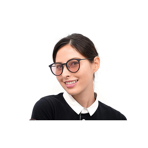 OWNDAYS | SUN Black Full Rim Boston left side