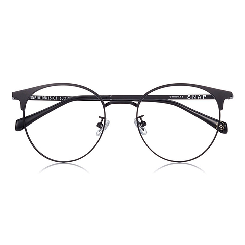 OWNDAYS | SUN Black Full Rim Boston left side