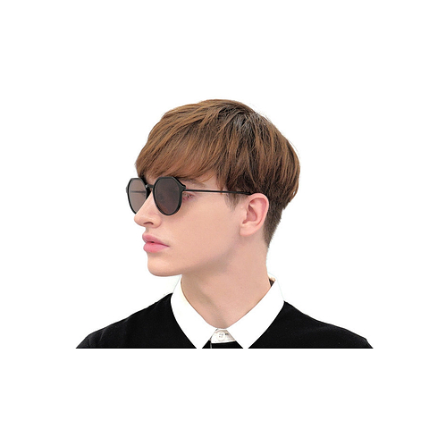 OWNDAYS | SUN Black Full Rim Boston right side