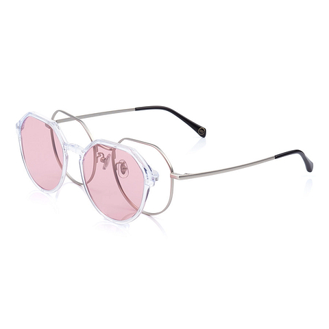 OWNDAYS | SUN Silver Full Rim Boston left side