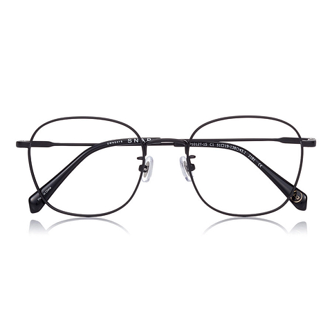 OWNDAYS | SUN Black Full Rim Wellington left side