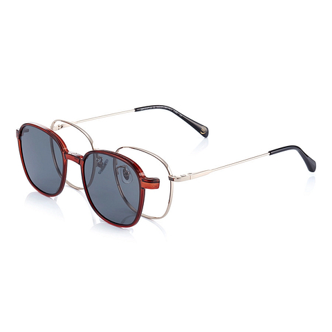 OWNDAYS | SUN Gold Full Rim Wellington left side