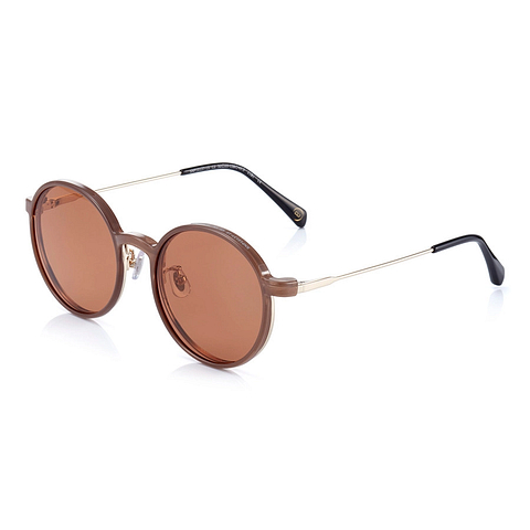 OWNDAYS | SUN Gold Full Rim Round right side