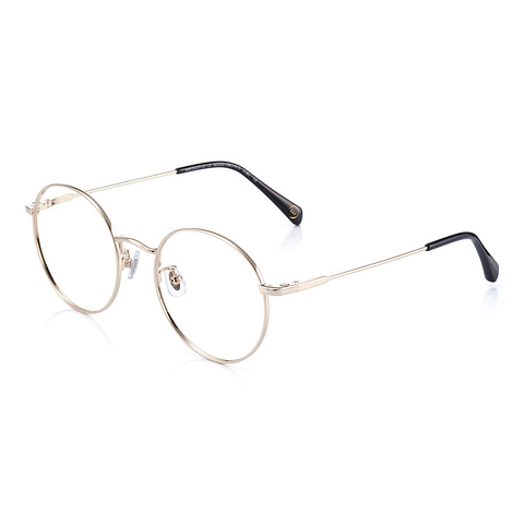 OWNDAYS | SUN Gold Full Rim Round left side