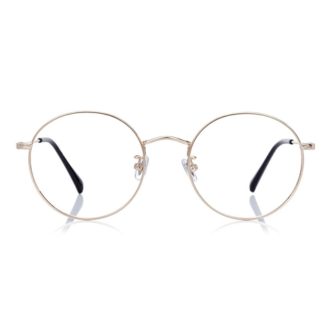 OWNDAYS | SUN Gold Full Rim Round left side