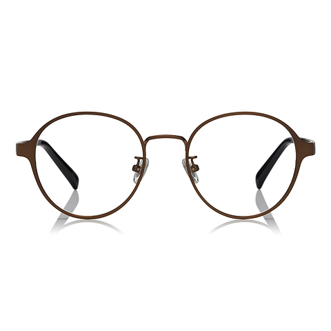 OWNDAYS | SUN Light Brown Full Rim Boston left side