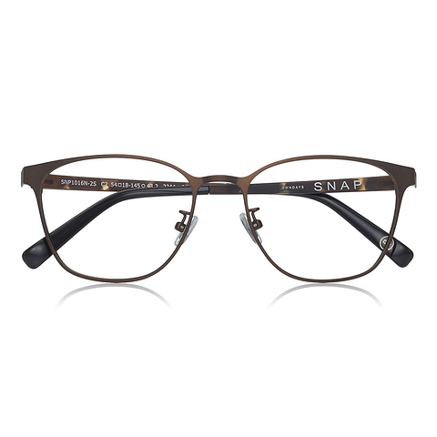 OWNDAYS | SUN Light Brown Full Rim Wellington left side