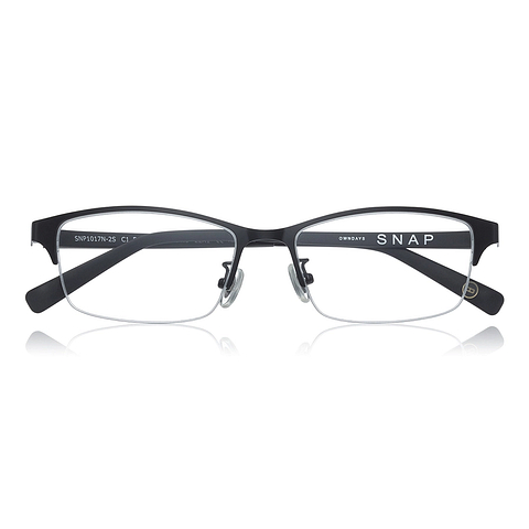 OWNDAYS | SUN Black Full Rim Rectangle left side