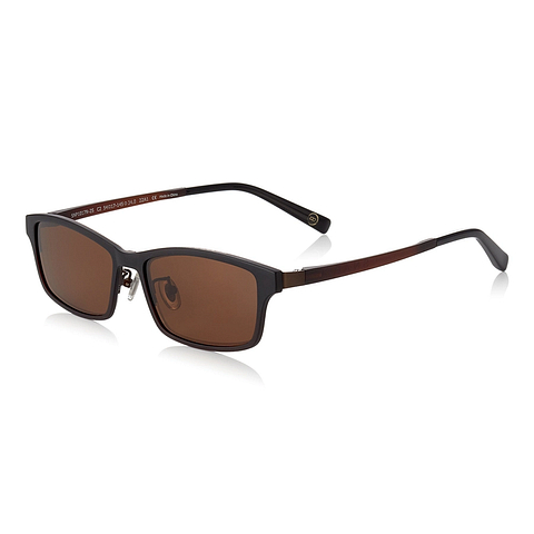 OWNDAYS | SUN Light Brown Full Rim Rectangle right side