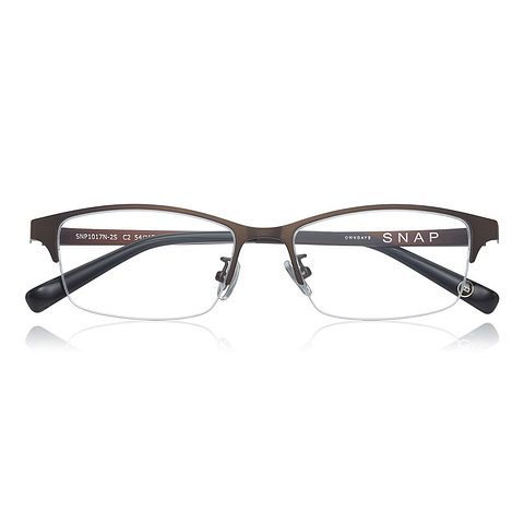 OWNDAYS | SUN Light Brown Full Rim Rectangle left side