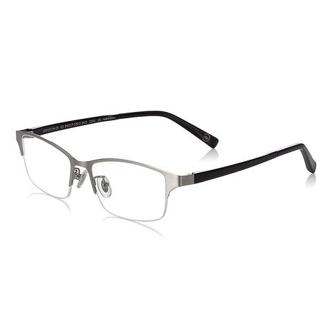 OWNDAYS | SUN Mid Gunmetal Full Rim Rectangle left side